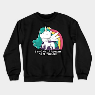 Fabulous Unicorn Crewneck Sweatshirt